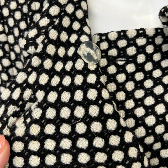 Tibi Black White Spotted Jacket size 6 Polka Dots - Picture 3 of 10